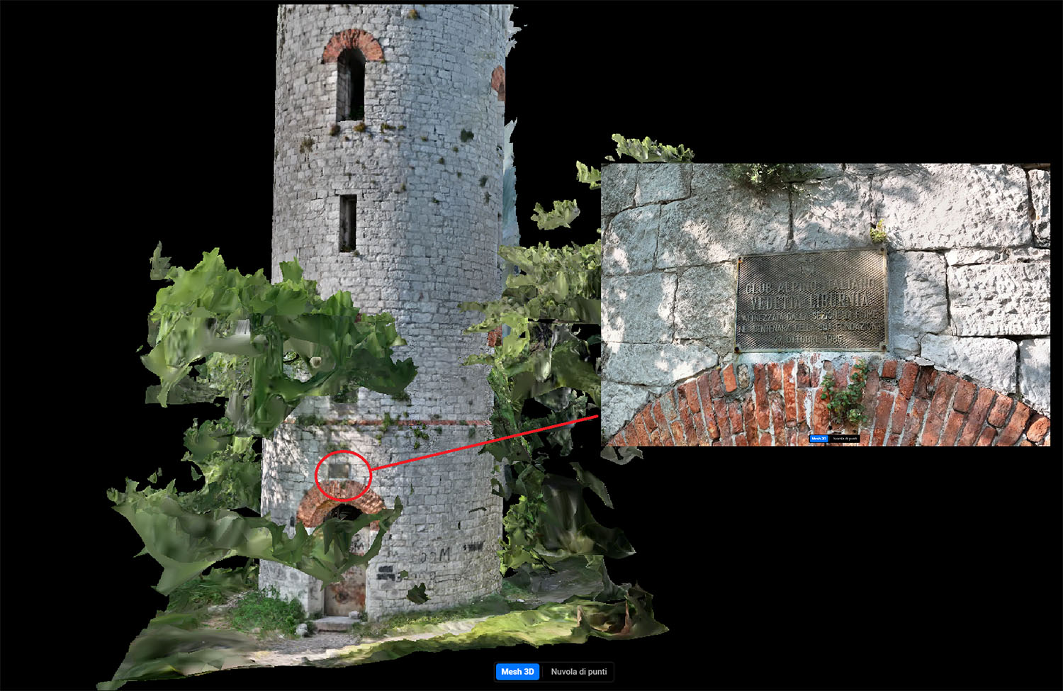 Modello 3D con ingrandimento accuratezza dettaglio copia